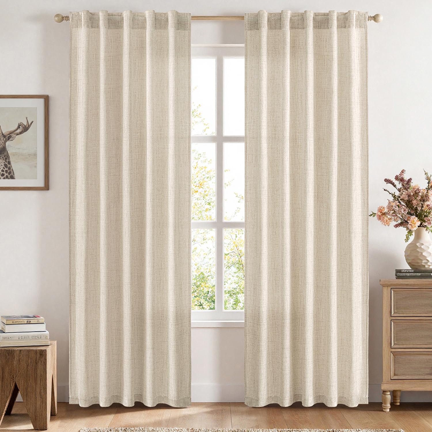 Linen Curtain 84"