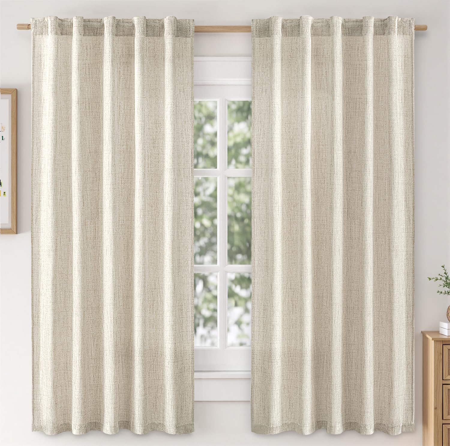 Linen Curtain 84"