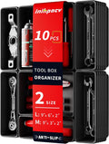 【48PCS & 5 Sizes】 Tool Box Organizer Tray, Toolbox Drawer Organizer with Non-Slip Pads, Desk Drawer Divider Set, Fits Rolling Tool Chest Cabinet for Garage & Workbench