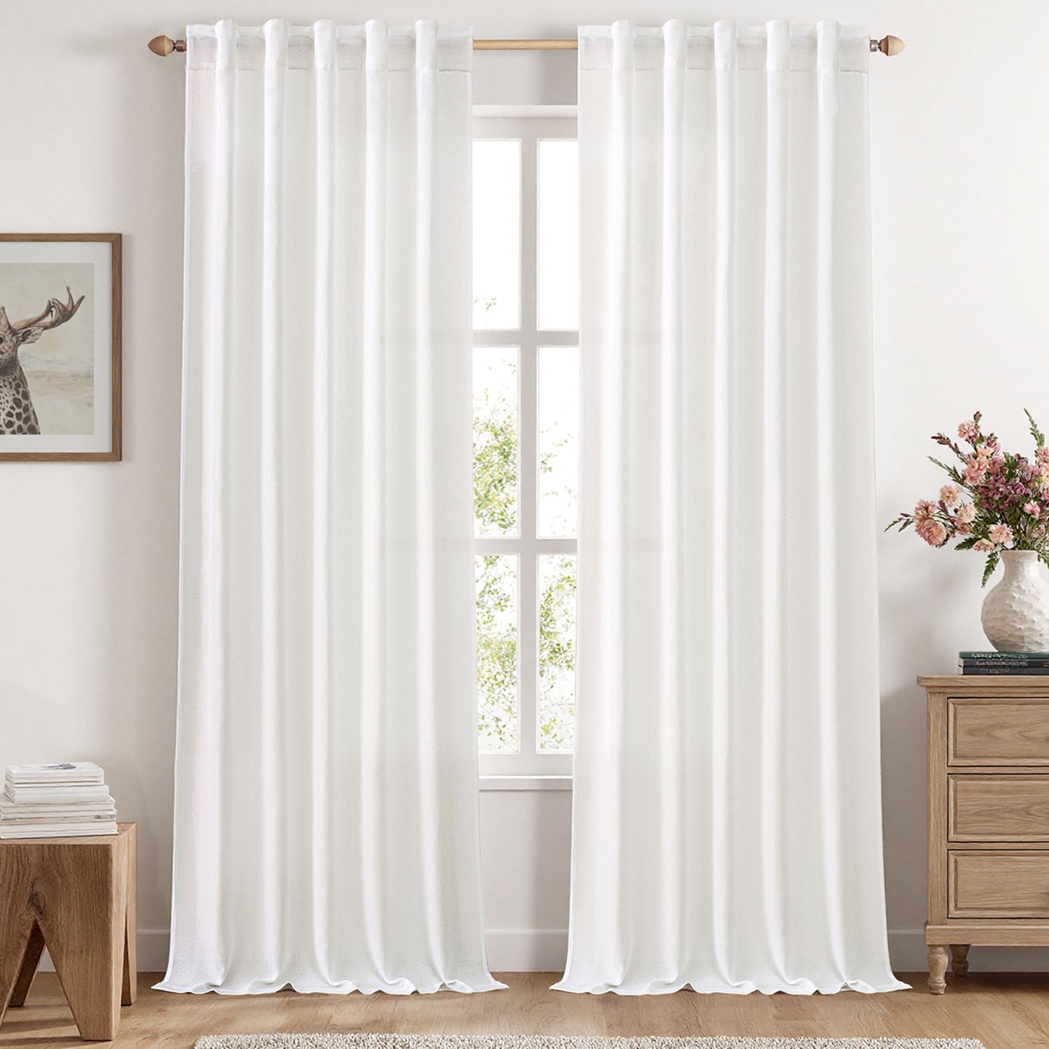 Linen Curtain 84"