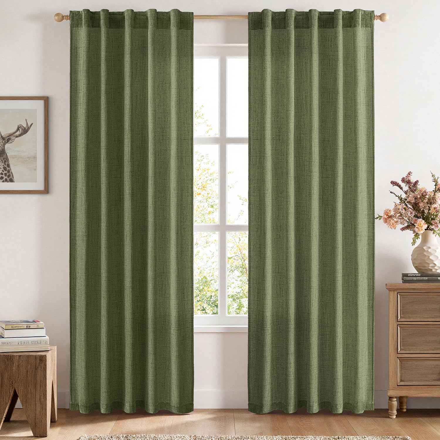 Linen Curtain 84"