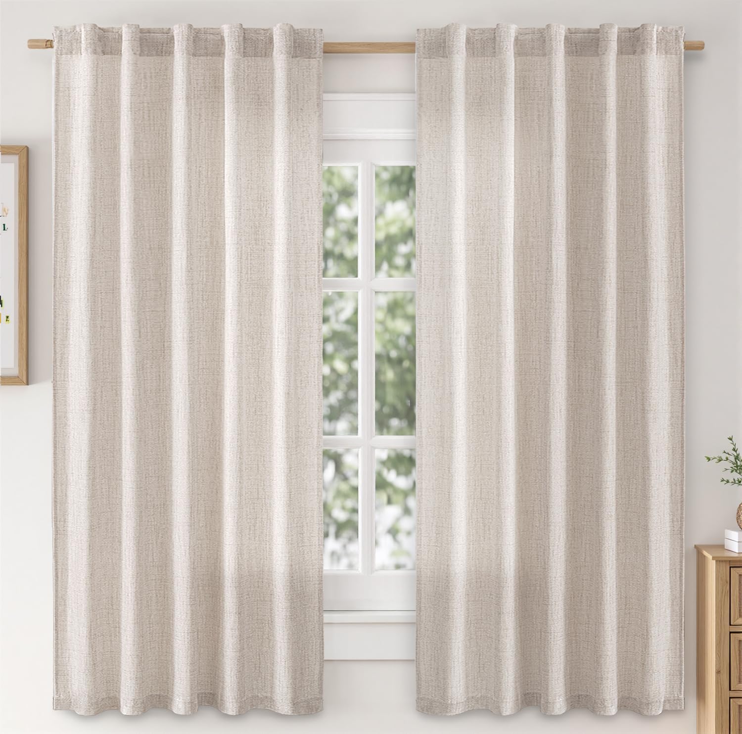 Linen Curtain 84"