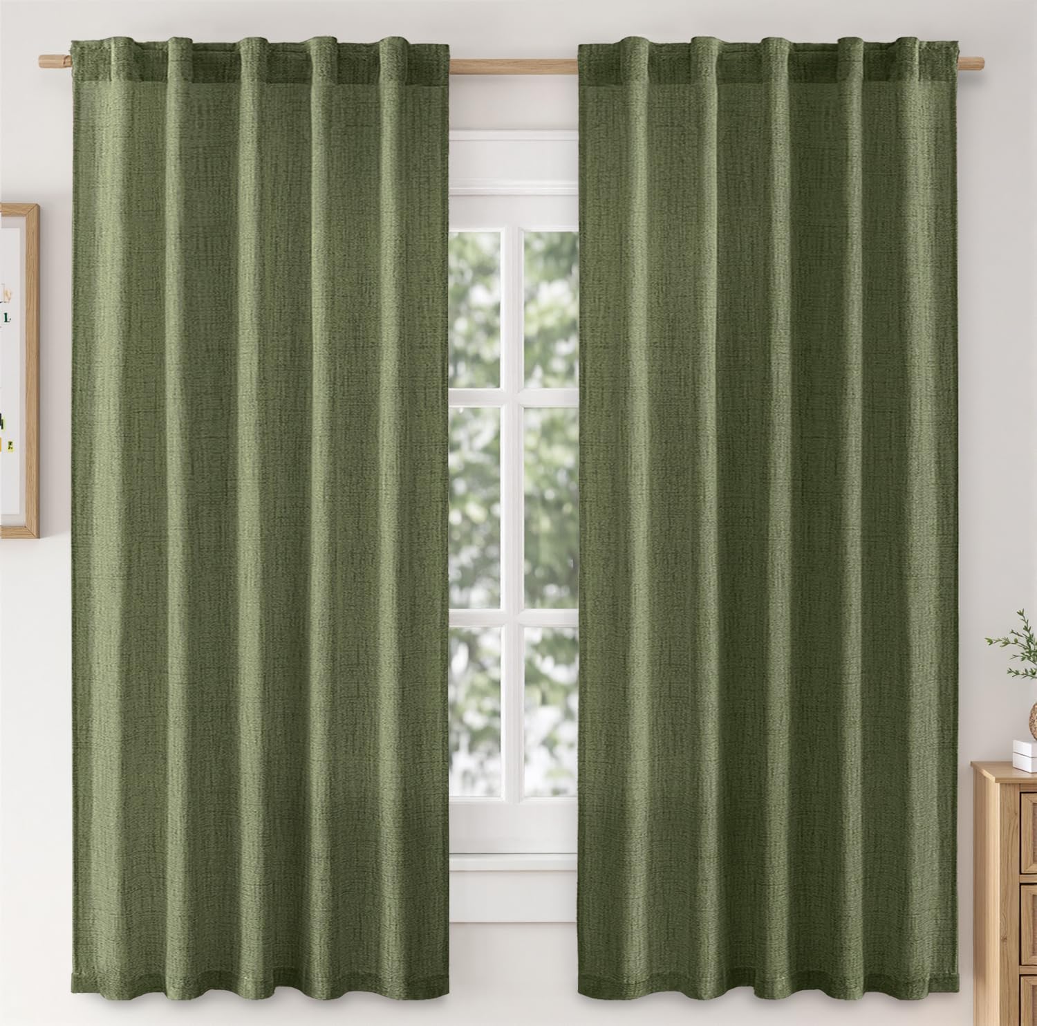 Linen Curtain 84"