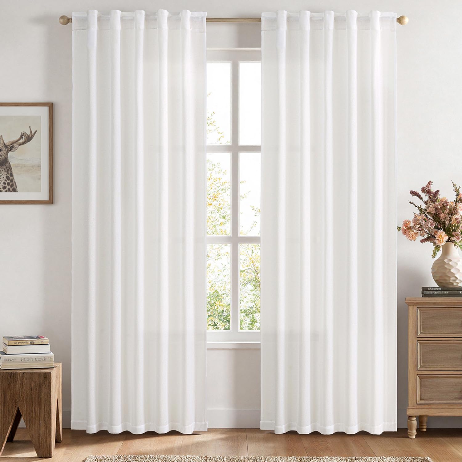 Linen Curtain 84"