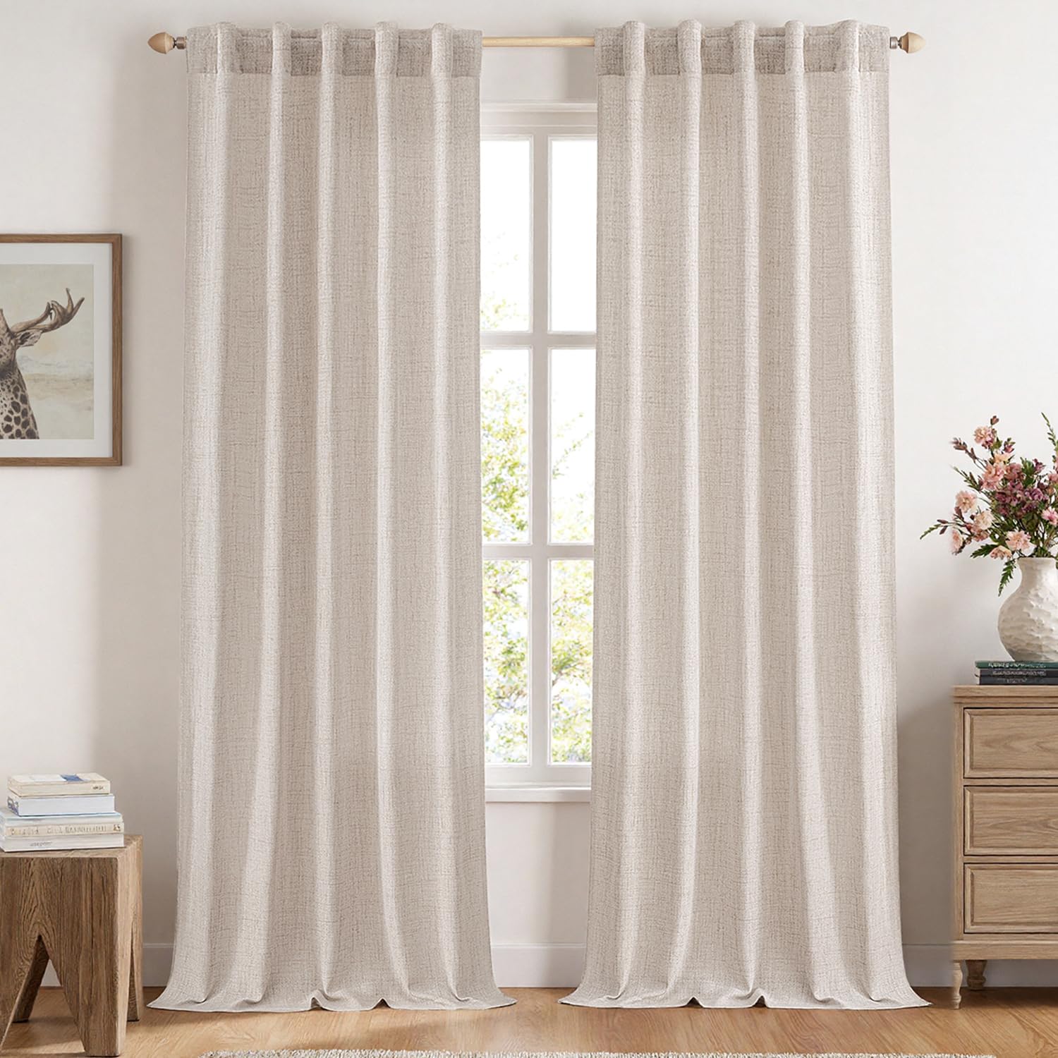 Linen Curtain 84"