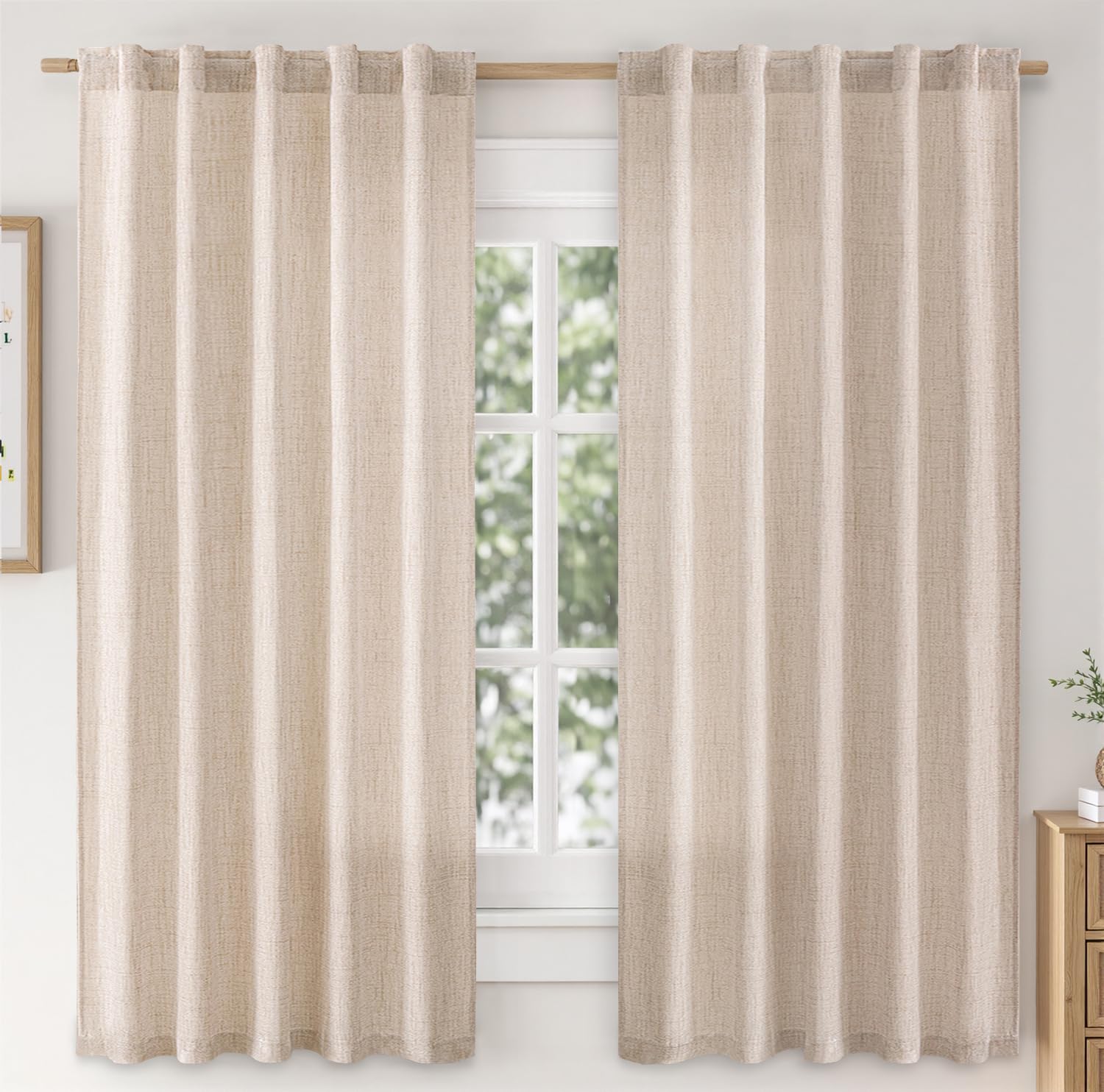 Linen Curtain 84"