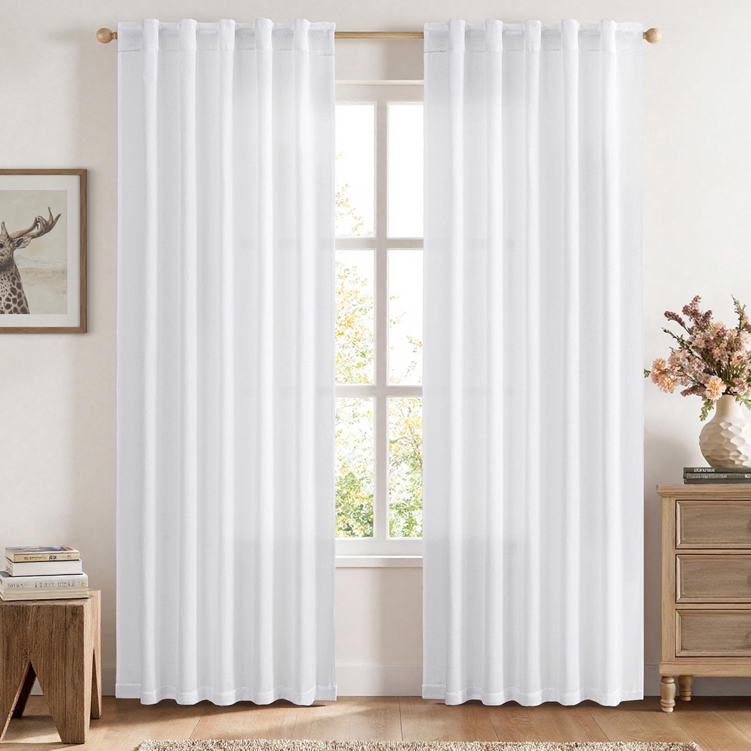 Linen Curtain 84"