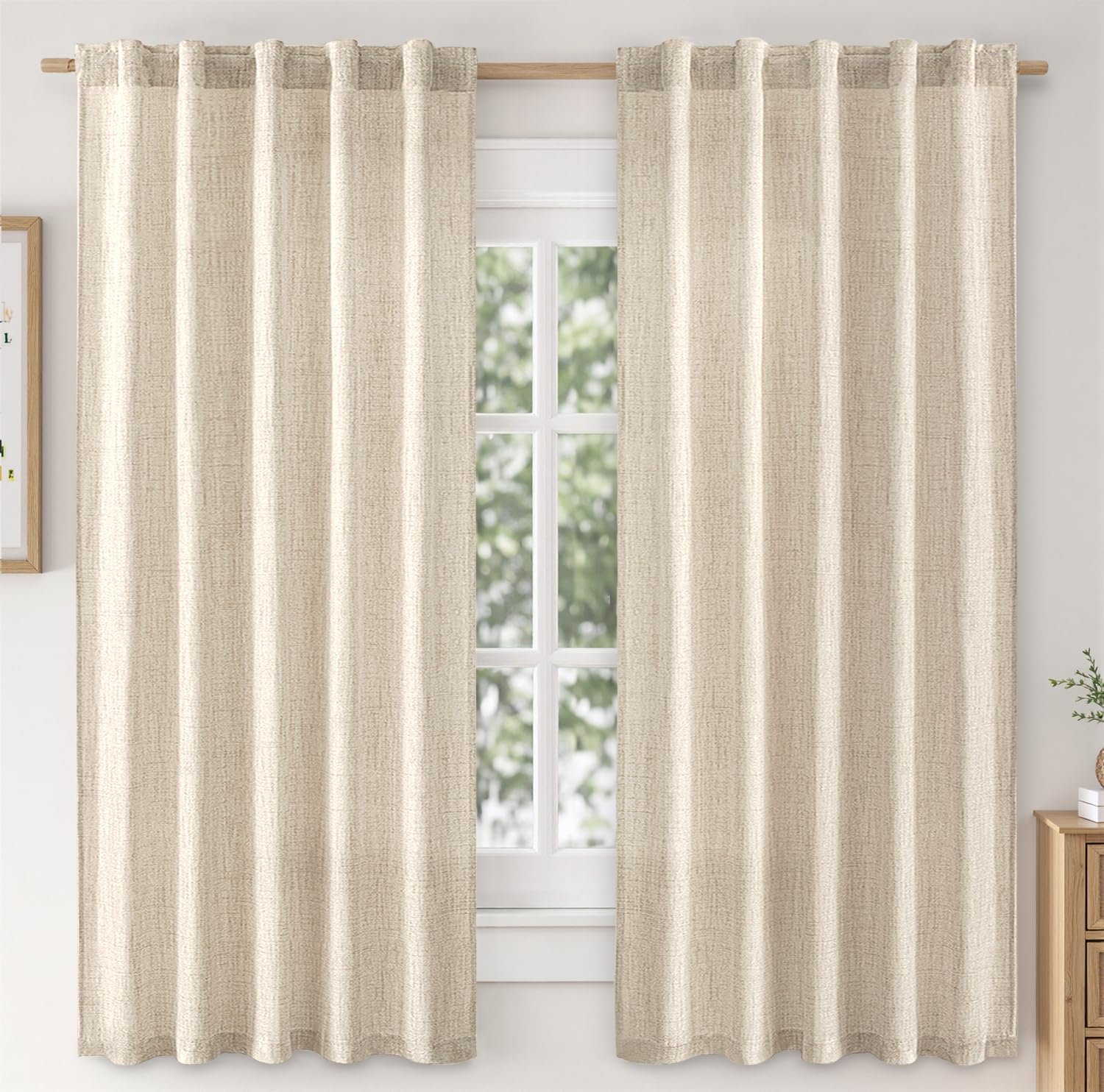 Linen Curtain 84"
