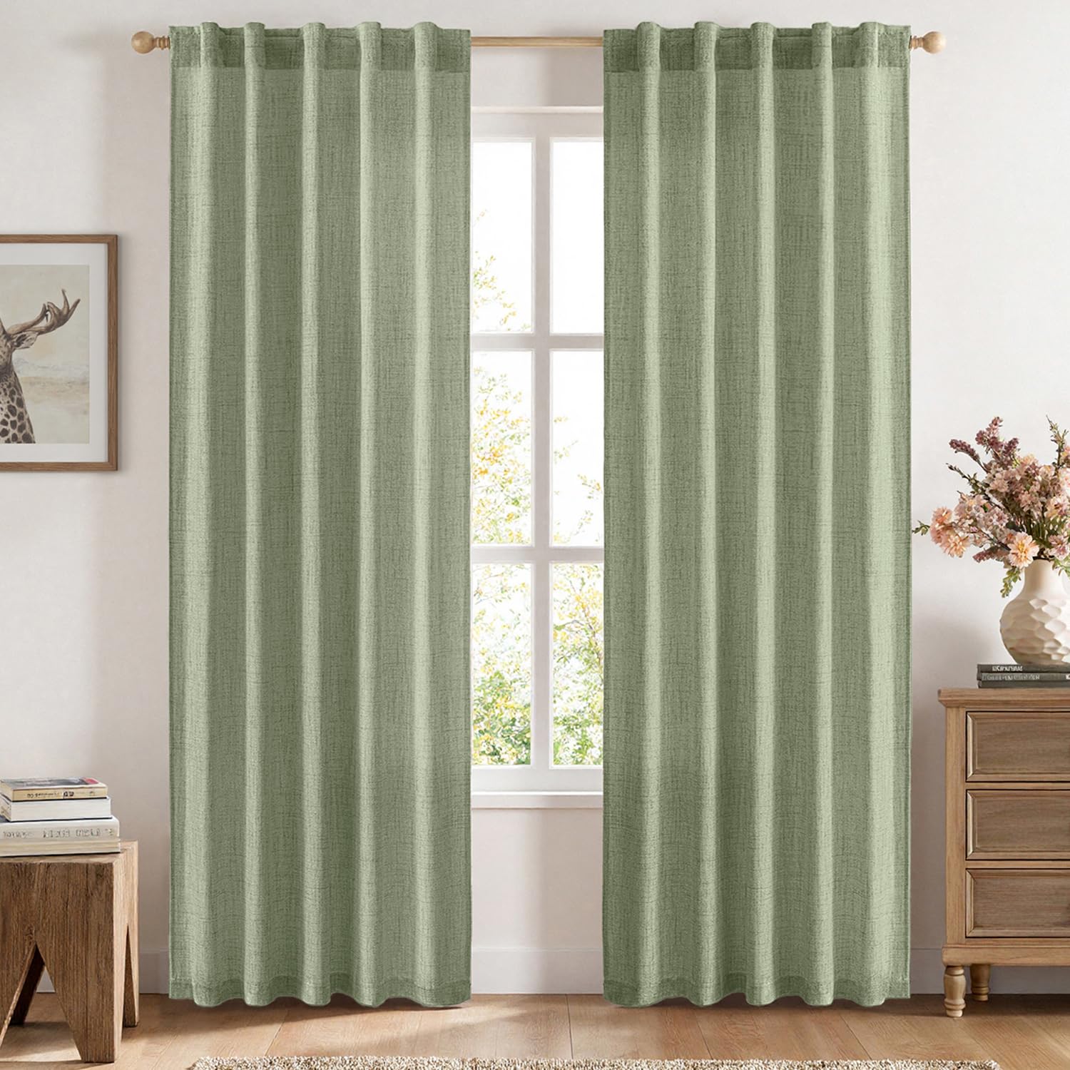 Linen Curtain 84"