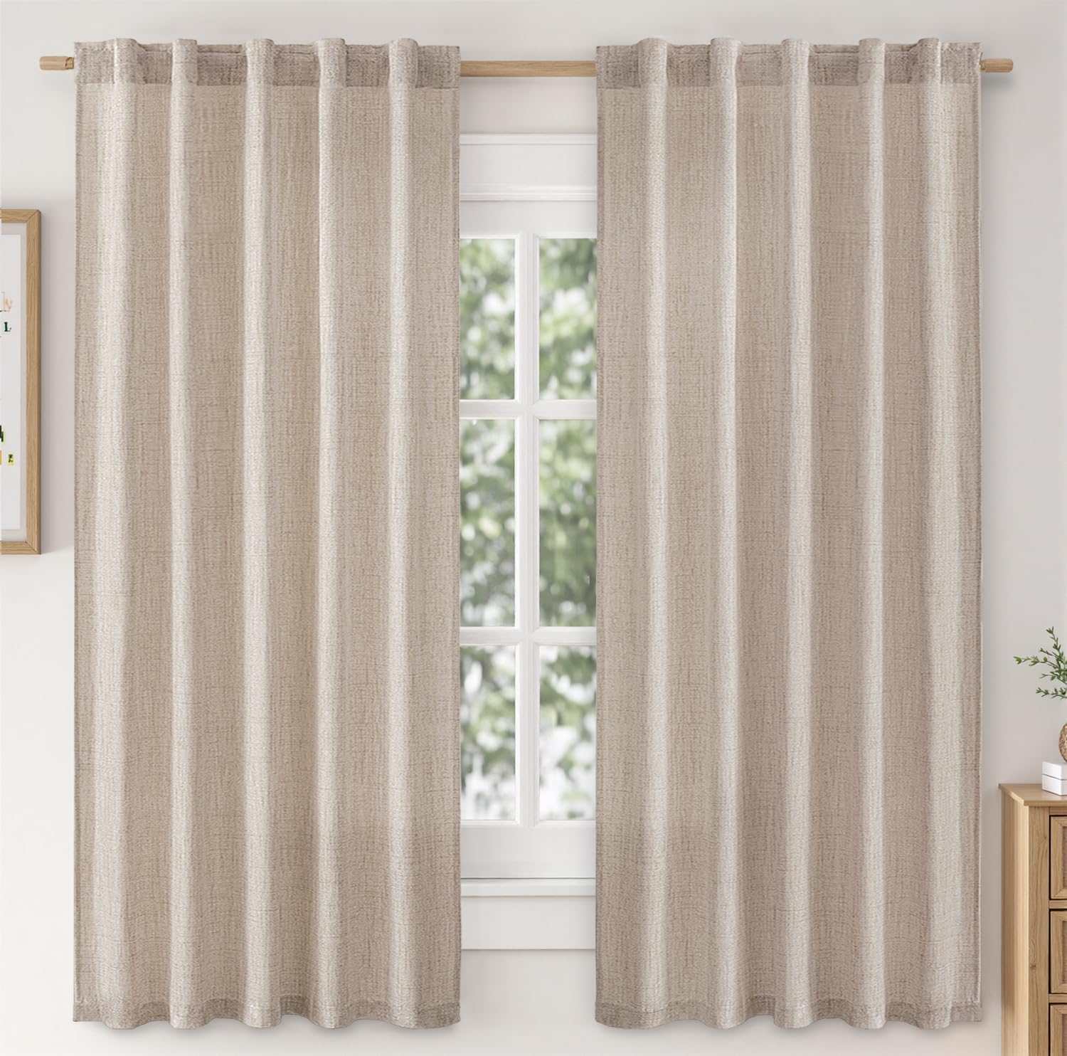 Linen Curtain 84"
