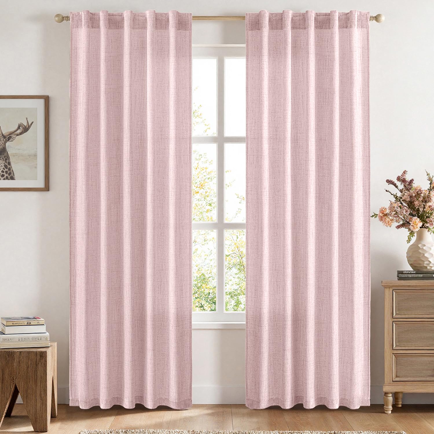 Linen Curtain 84"