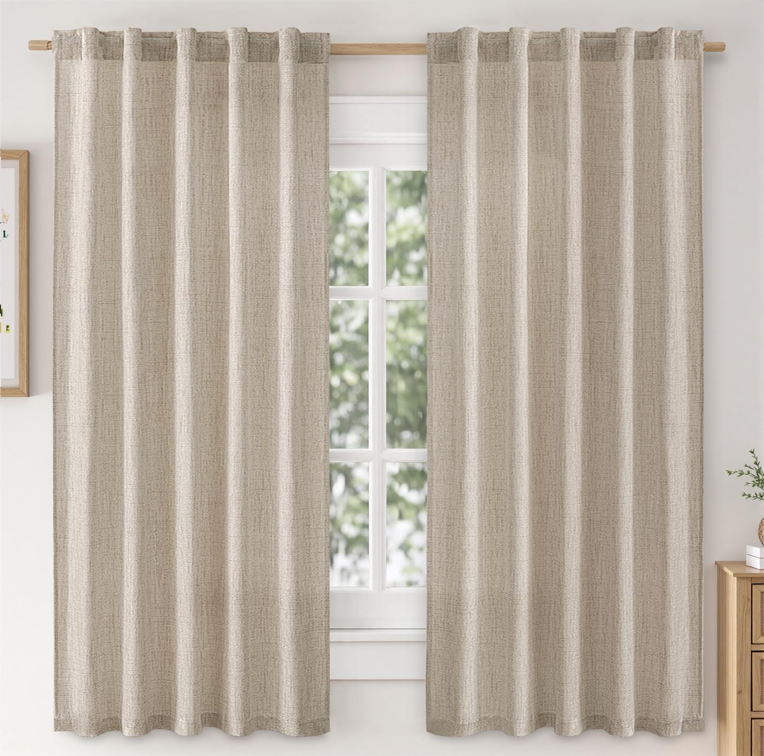 Linen Curtain 84"