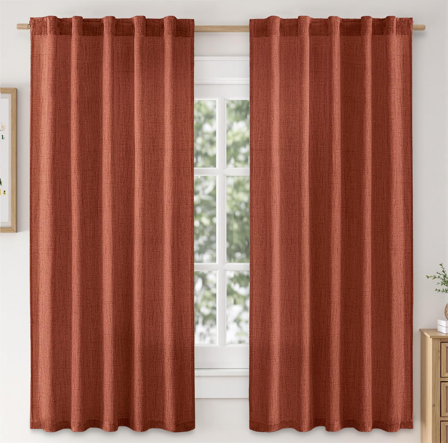 Linen Curtain 84"