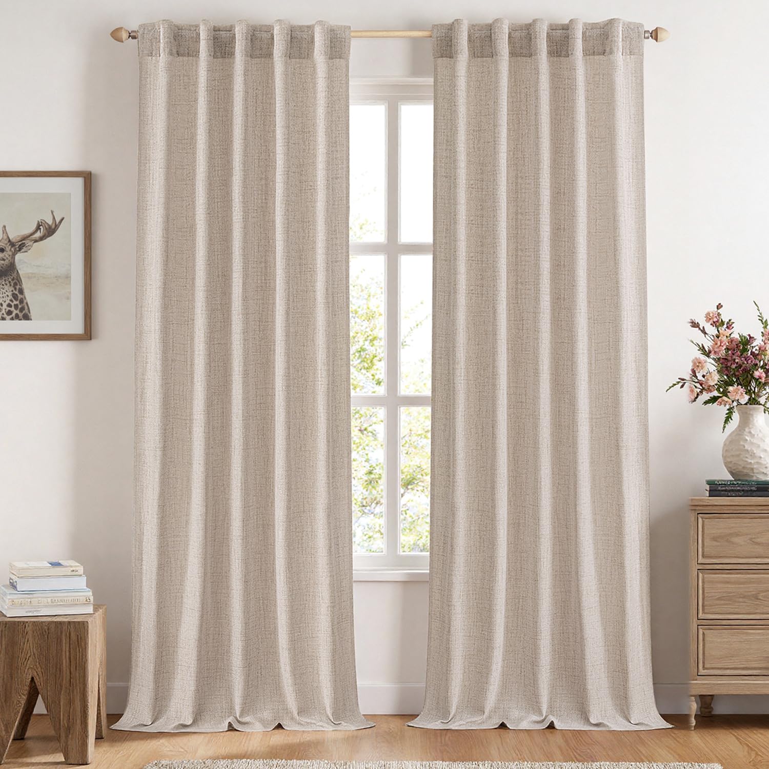 Linen Curtain 84"
