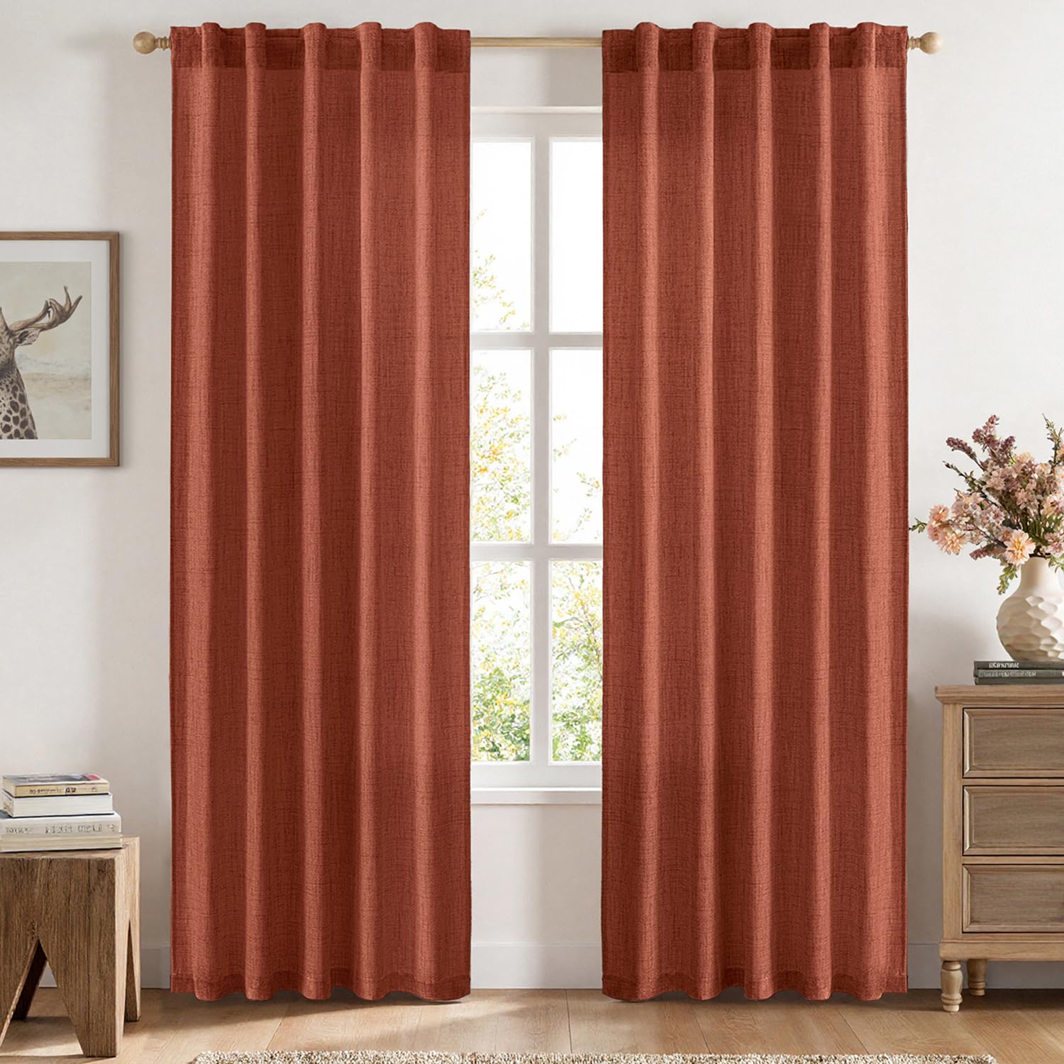 Linen Curtain 84"
