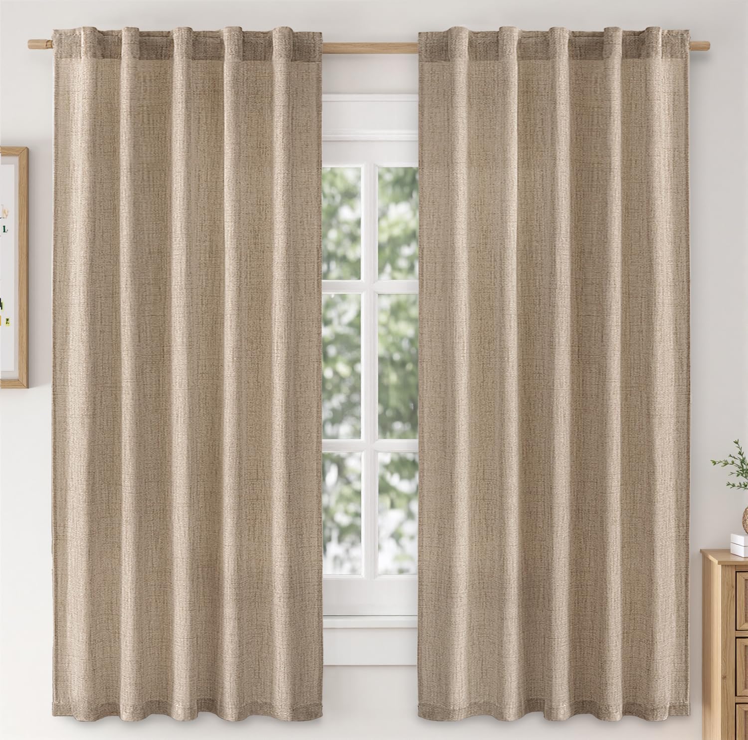 Linen Curtain 84"